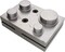 The Beadsmith Steel Disc Cutter Set Includes 4 Punches & Die. Tool for Cutting Corners from: 1/4", 1/2" & 1" Curves & 3/16" x 3/4" Oval Slot Punch. Use Soft Metal Sheet up to 20-24 Gauge & Thinner